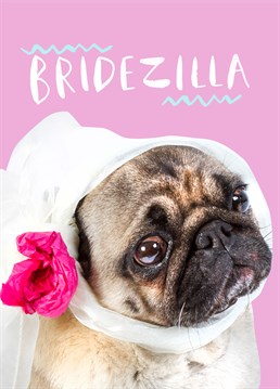 Has your friend been a Bridezilla for her wedding? Gently let her know about her actions with this cute Engagement card by Jolly Awesome.
