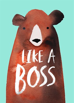 Do you know someone who does everything like a boss? Then send them this silly Jolly Awesome card.