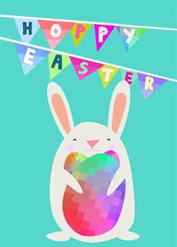 Send your Easter greetings and warm hugs with this cute Easter card from Jolly Awesome.