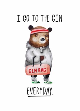 Have you secretly been going to a gin bar, instead of the gym? Then this Jolly Awesome Birthday card is perfect for you!