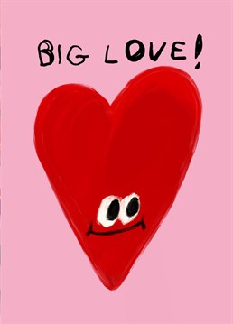Send some BIG love with this cute Jolly Awesome design.