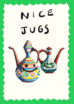 Let them know you appreciate their jugs with this fun Jolly Awesome design.