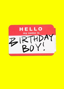Send this fun design from Jolly Awesome to celebrate the birthday boy.