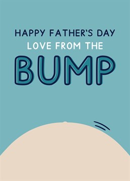 Send this cute Father's day card from the baby bump! Designed by Jeff and the Squirrel