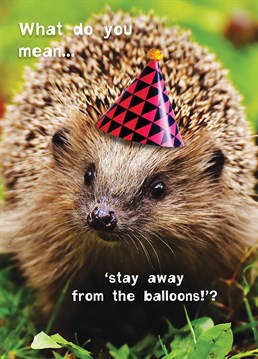 For the person in your life that is known to be a bit of a prick but unfortunately still has a birthday you need to celebrate comes a card from JellynBean.