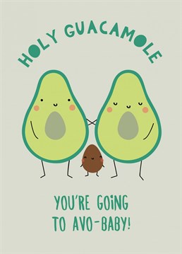 A super cute congratulations greeting card to welcome a new baby into the world! Perfect for any new avocado lover.