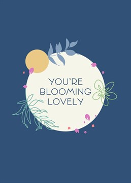 Blooming lovely card for any loved one, friend or plant parent! By Jennifer Finnigan Design.