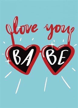 Spread the love! Perk up a pal with this eye catching card to tell them how much you love them.   Designed by illustrator Jasmine Hortop.