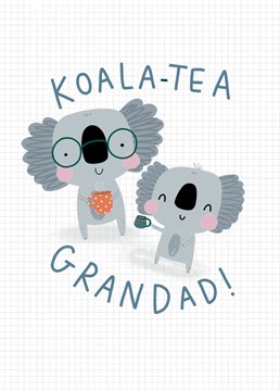 Show your Grandad how much you love him with this adorable koala Birthday card!   Designed by Jess Moorhouse