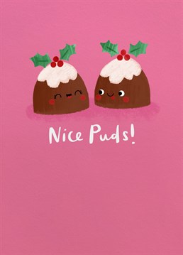 Send some festive cheer as well as complementing a friends puds with this punny Christmas card!     Designed by Jess Moorhouse