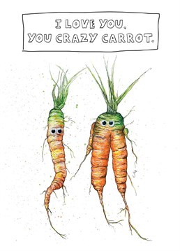 Sometimes you just need to say it through carrots!