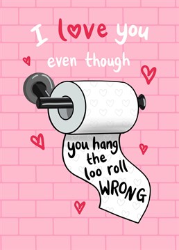 Let your beloved know that you still love them even though they can't complete the most basic tasks! This funny toilet roll illustration by Jessiemaeve Studio is perfect for Valentine's Day or your Anniversary.