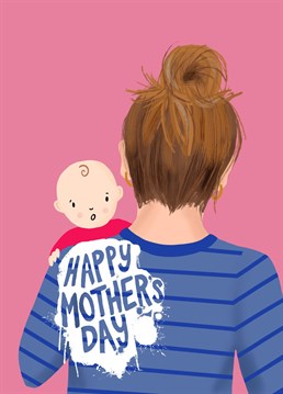 The perfect Mother's day card for new mums! Send this original illustration by Jessiemaeve Studio to make her smile.