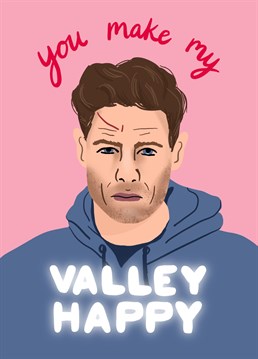 For your beloved who is hooked on Happy Valley, this illustration of total wrong 'un Tommy will make them smile (or snort out their tea).