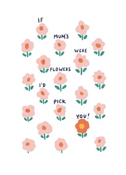 This cute floral illustration is perfect for Mother's day, or to send your mum love and thanks any time of year. This pretty illustration is by Jessiemaeve Studio.