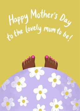 The perfect card to send to a lovely mum to be to wish her a happy (almost) Mother's day. This pretty and original illustration by Jessiemaeve Studio will send love to expectant mums on Mother's day.