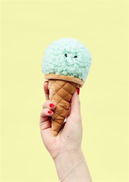 Irresistible Jellycat Ice Cream Mint. Send them something a little cheeky with this brilliant Scribbler gift from Jellycat and trust us, they won't be disappointed!