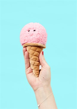 Irresistible Jellycat Ice Cream Strawberry. Send them something a little cheeky with this brilliant Scribbler gift from Jellycat and trust us, they won't be disappointed!