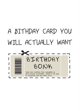 Send a birthday card they will actually want this year, with this naughty birthday bonk voucher that can be redeemed by the recipient.