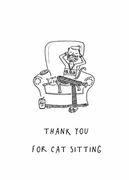 Of course, the fluffier the cat, the better (comfier) the sitting! Do you really need to thank someone for doing a dream job? They should be thanking you. Designed by King B.