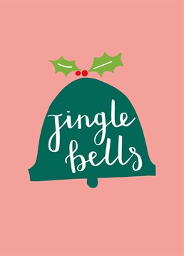 Wish someone a very Merry Christmas with this illustrated Jingle Bells card, by Kim Garrity Design.