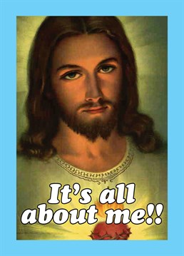 All About Me. Christmas Card by KissMeKwik.Celebrate with the absolute legend Jesus Christ on his holy birthday.
