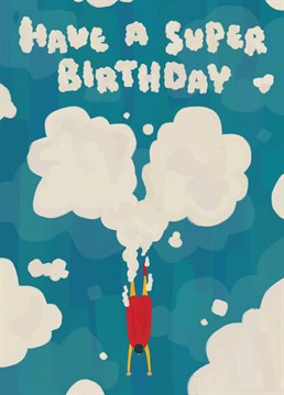 Send a true hero some super birthday wishes on their marvellous day. Is it a bird? Is it a plane? Nope, it's definitely a superhero birthday card.