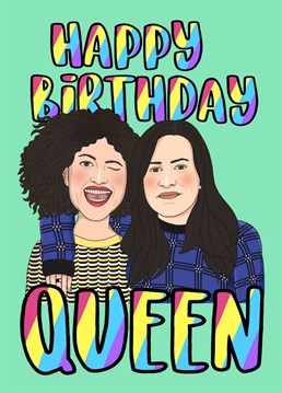YAAASSSSSS! Make someone feel fabulous with this Broad City birthday cards featuring everyone's favourite New Yorkers Abbie and Ilana!