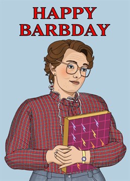 Make someone's day Barb-tastic with this Stranger Things inspired birthday card!