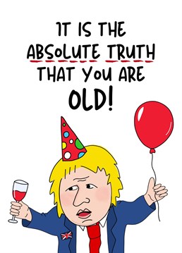 Send this funny card to let someone know that it is time to stop lying about their age!