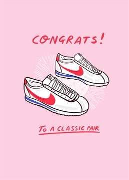 Congratulations card to a classic couple!
