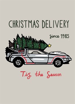 Perfect Christmas card this season for any back to the future fan!