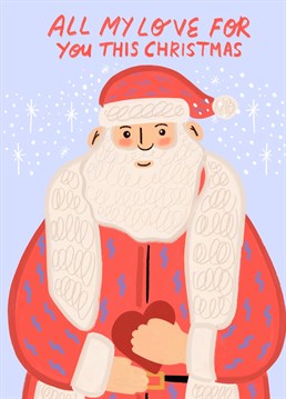 Cute Santa Christmas card for your significant other