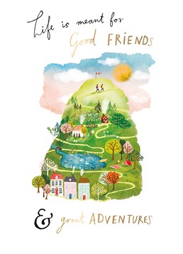 Send this lovely Ling Design card to a good friend and let them know you can't wait for the next great adventure together.