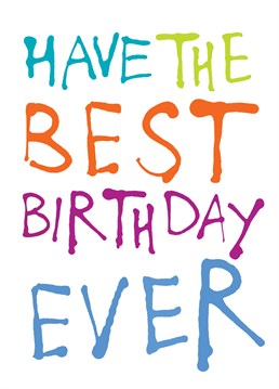 Make sure they have the best birthday ever with this Lucilla Lavender card!