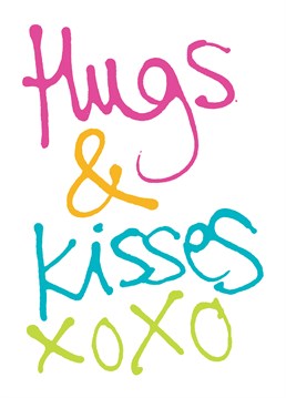 Send your hugs and kisses in a Anniversary card, with this lovely one from Lucilla Lavender.