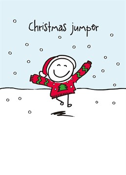 Christmas would not be the same without a silly Christmas jumper so, send this punny Lucilla Lavender card.