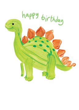 Say happy birthday to a little dinosaur and wish them a T-riffic day with this Lucilla Lavender card.