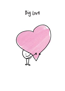 If you love them THAT much, send them your whole heart with this cute Lucilla Lavender card.