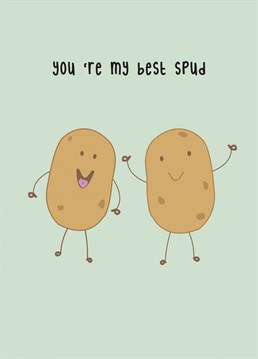 Send a special someone some spud love with this romantic potato inspired Anniversary card!