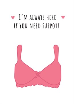 Send a paper hug to someone who needs it with this supportive card!