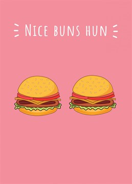 Tell a special someone how much you appreciate their nice buns with this cute Anniversary card!