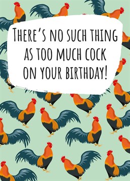 Well, the Birthday card says it all!