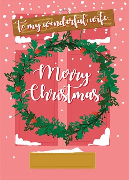 Wish a special someone a very Merry Christmas with this festive card!