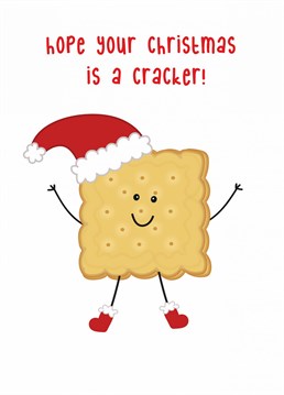 Wish a special someone a merry christmas with this cracker inspired cute card!