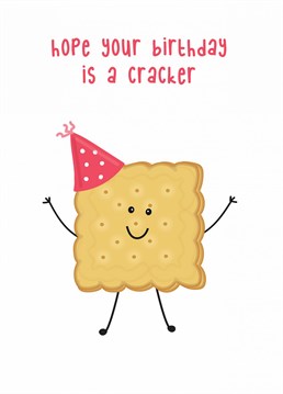 Wish a special someone a happy birthday with this savoury snack inspired card!