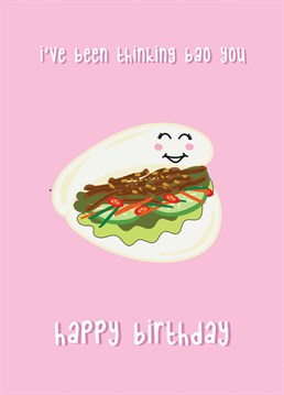 Send this super cute heartfelt birthday card to someone you've been thinking bao!