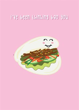 Send this super cute heartfelt Anniversary card to someone you've been thinking bao