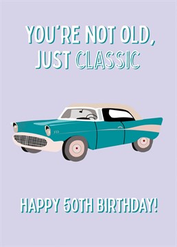 Wish a special someone a Happy 60th birthday with this fun, classic birthday card!