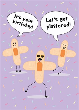 Wish a special someone a Happy Birthday with this super fun, playful card!
